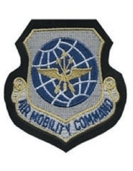 Air Mobility Command Patch With Velcro Backing by Saunders Military Insignia