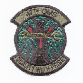 47th Organizational Maintenance Squadron Patch Made in USA
