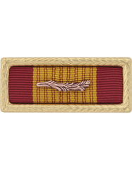 Vietnam Cross Of Gallantry Ribbon with frame and bar