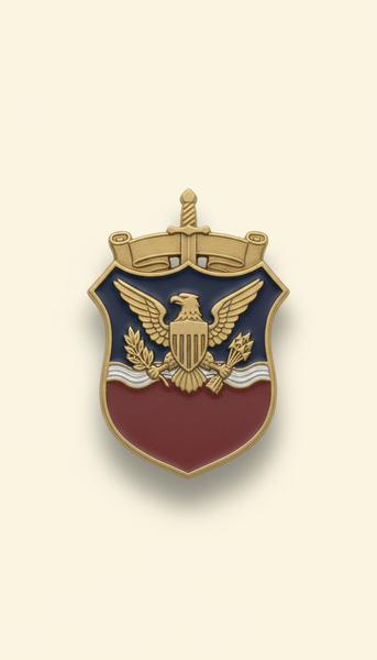 US Army Unit Crest Enamel Finish