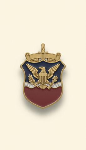US Army Unit Crest Enamel Finish