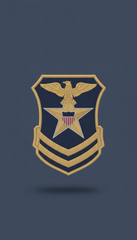 Air Force Senior Enlisted Patch Embroidered Twill