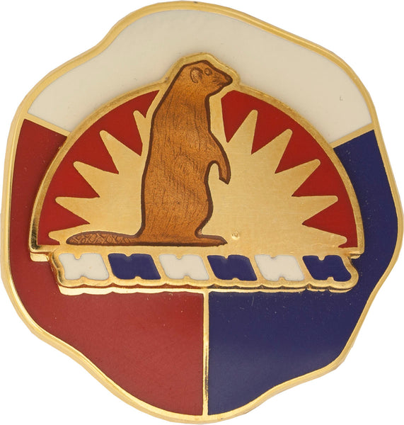 US Army 41st Infantry Brigade, Oregon National Guard right facing Unit Crest