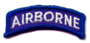 Airborne Tab in full color by Saunders Military Insignia