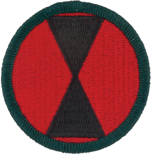 7th Infantry Division Full Color Patch