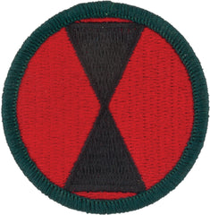 7th Infantry Division Full Color Patch