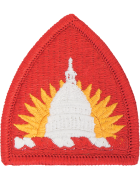 District of Columbia National Guard Full Color Uniform Patch with fastener