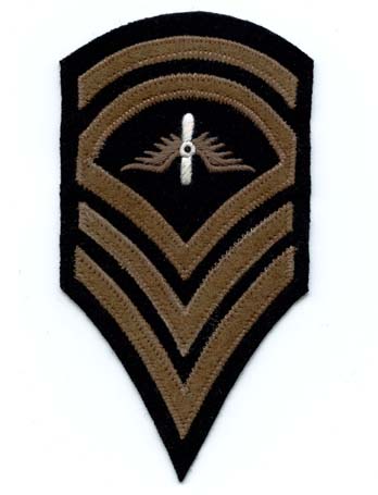 WWII AFF Technical Sergent Rank Insignia, by Saunders Military Insignia