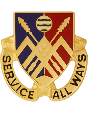 US Army 29th Support Battalion Unit Crest by Saunders Military Insignia