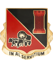 128th Engineer Battalion Nebrasca Army National Guard Unit Crest by Saunders Military Insignia