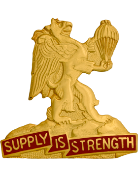 US Army 407th Support Battalion -right facing Unit Crest by Saunders Military Insignia