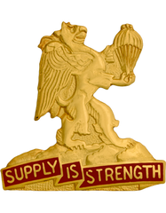 US Army 407th Support Battalion -right facing Unit Crest by Saunders Military Insignia