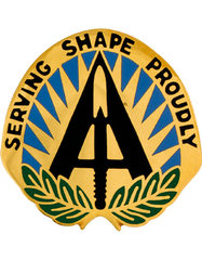 US Army Supreme Headquarters Allied Powers Europe Unit Crest by Saunders Military Insignia