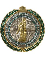 Gold Army National Guard Recruiter Badge - Recruiting And Retentiton