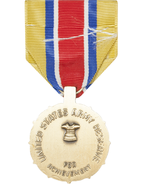 Army Reserve Achievement Full Size Medal back