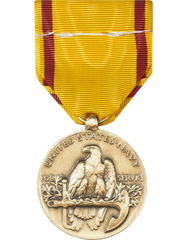 China Service Full Size Medal back
