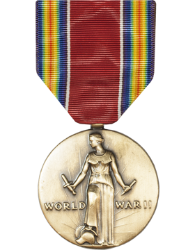 WWII Victory Full Size Medal by Saunders Military Insignia