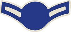 Air Force Airman Rank Insignia Chevron in metal pre 1994 by Saunders Military Insignia