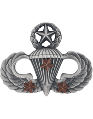 Master Parachutist Wing with 3 Combat Stars