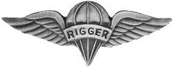 Army Rigger Miniature Badge