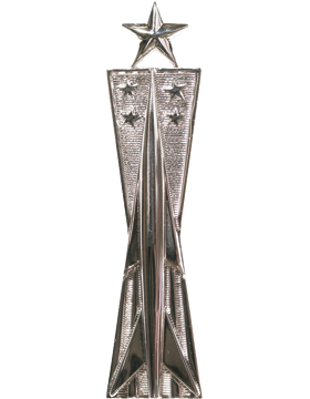 Air Force Senior Missile Man Chrome Badge Premium Metal