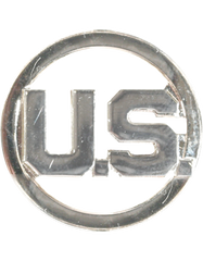 US Air Force Enlisted US LETTLERS collar branch insignia
