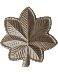 US Army Major black metal rank insignia by Saunders Military Insignia