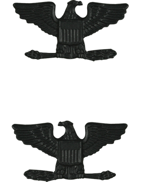 Colonel (Pair) Subdued Metal subdued metal rank