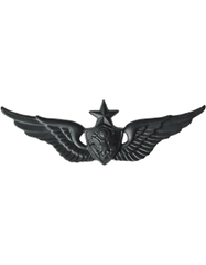 Army Senior Aircraft Crewman badge in black metal