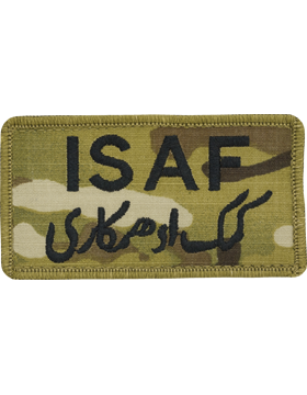 ISAF Multicam US Army cloth patch by Saunders Military Insignia