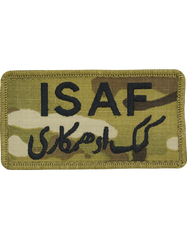 ISAF Multicam US Army cloth patch by Saunders Military Insignia
