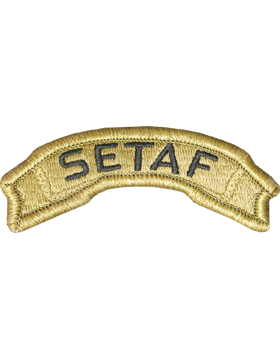 Army Southern European Task Force SETAF Tab in scorpion with Velcro