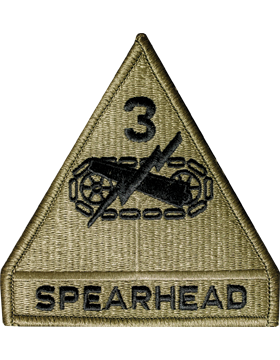 3rd Armored Division Army OCP Patch with Velcro