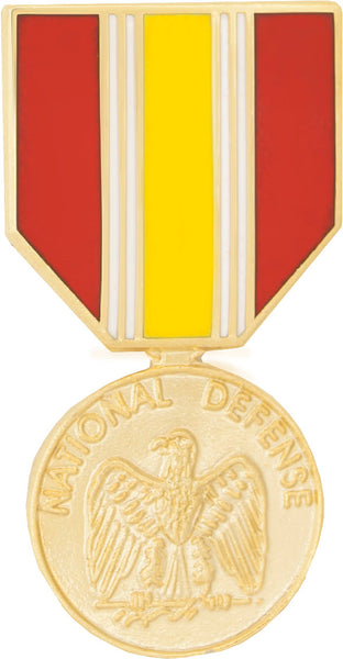 National Defense Lapel Pin Made in USA Authentic Military Distinction for Uniforms Display Cases and Collectors