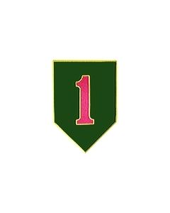1st Infantry Division hat pin by Saunders Military Insignia