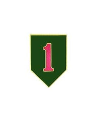 1st Infantry Division hat pin by Saunders Military Insignia