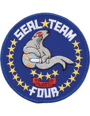Navy Seal Team 4 Metal hat Pin by Saunders Military Insignia