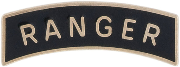 US Army Ranger Tab Full Size Metal Pin — USA-Made to Military Specifications
