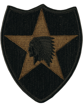 2nd Infantry Division Subdued Cloth Patch by Saunders Military Insignia