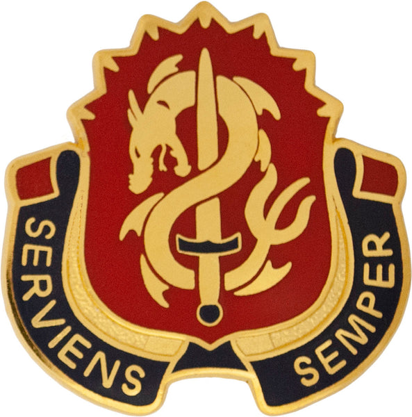 US Army 224th Sustainment Brigade Unit Crest - Serviens Semper