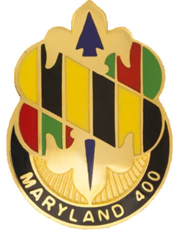 US Army 58th Infantry Brigade Unit Crest - Maryland 400