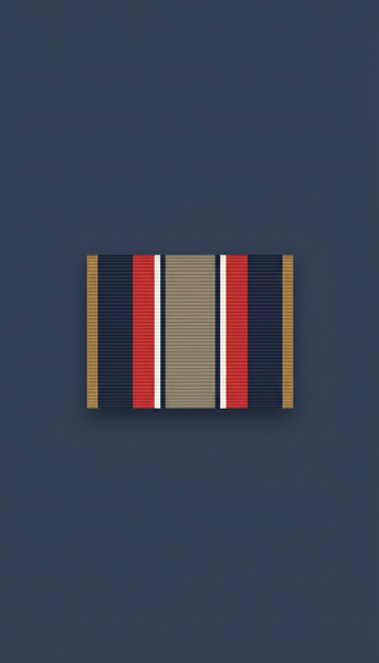 Navy Achievement Medal Ribbon Bar Clasped Mount