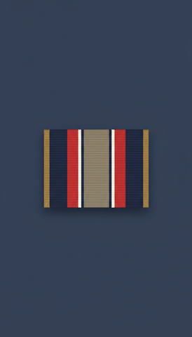 Navy Achievement Medal Ribbon Bar Clasped Mount