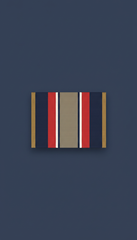 Navy Achievement Medal Ribbon Bar Clasped Mount
