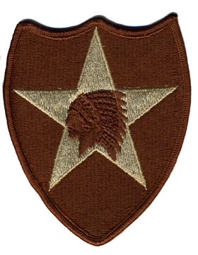 2nd Infantry Division Desert Cloth Patch