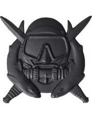Special Operations Diving Supervisor in black Metal