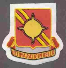 100th Field Artillery Rocket Battalion Custom made Cloth Patch - Saunders Military Insignia