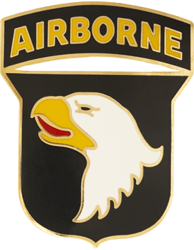 101st Airborne Division Combat Service Identification Badge Metal Emblem Honorable Edition Made in USA