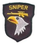 101st Airborne Sniper Patch by Saunders Military Insignia