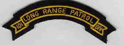 101st Division LRP Scroll - Saunders Military Insignia